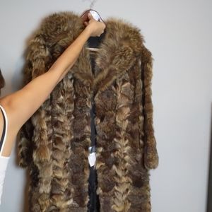 Muskrat/Racuun Vintage Fur